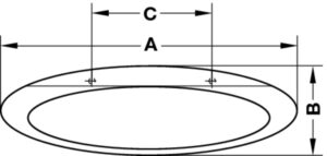 Pull Handles-Aluminium, Chrome Plated, Polished - Image 2