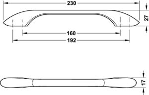 Chrome Plated Zinc Alloy D Handle - Image 3