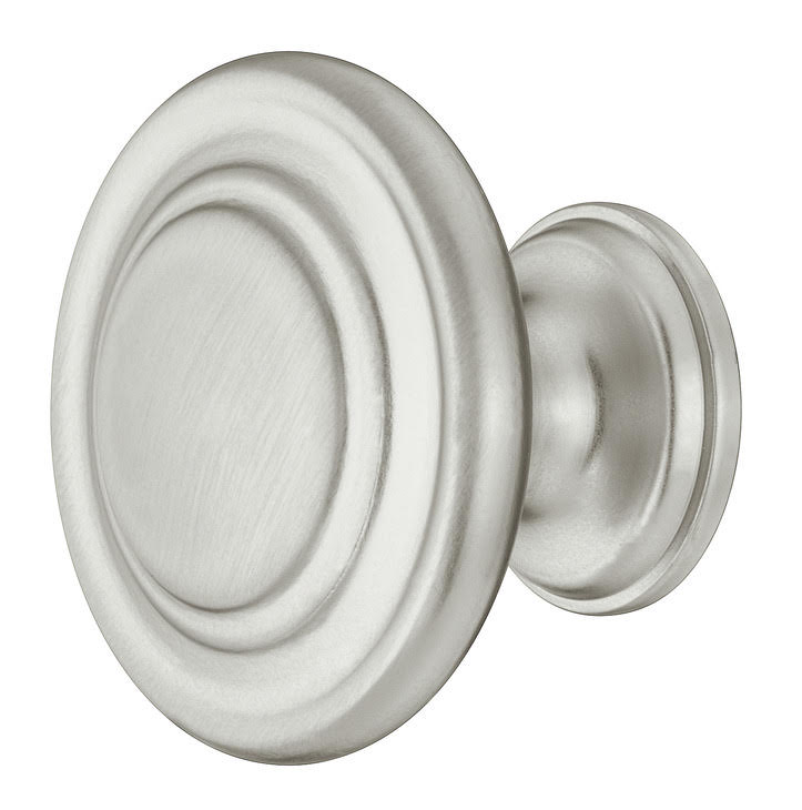 Round Knob for Drawer & Furniture, Nickel Plated Brushed