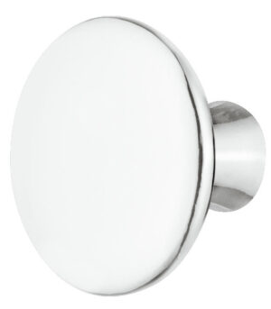 Chrome Polished Round Furniture Knob 30mm - Image 1