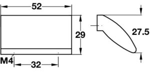 Pull Handles-Aluminium, Silver, Anodised - Image 2