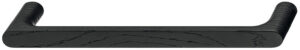 D Shape Wood Handle Black Stained for Kitchen & Furniture