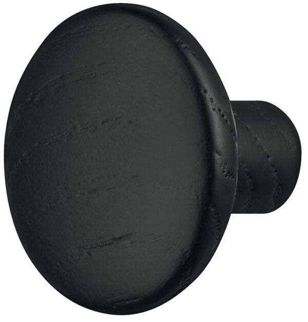 Black Stained Wood Knob for Drawer, Kitchen & Vanity Furniture