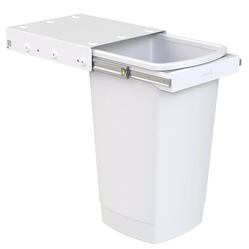Hideaway Waste Bin Compact Soft-Close 1x50 Ltr (Handle Pull)