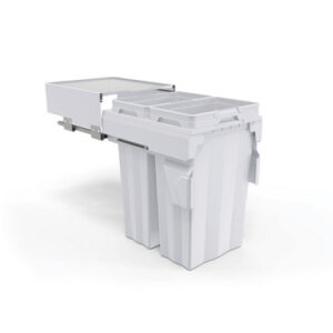 Symetra, Twin Bin, 2 X 37L Buckets With Pull Out Shelf - Image 1
