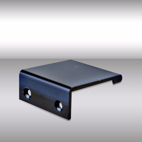 Black Gloss Aluminum Edge/Lip Pull Handle for Cabinet 40x42mm