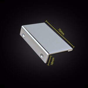 Polished Chrome Aluminum Lip Pull Handle for Cabinet - Image 6