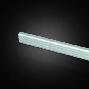 Aluminium Wardrobe Rail Silver Anodized Oval, hangs clothes - Image 3