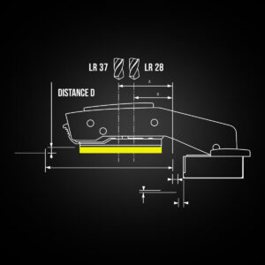 Hettich Sensys Hinge 8639i for Corner Kitchen Cabinet - Image 3