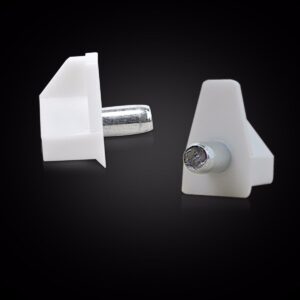 White Shelf Support For Kitchen Laundry Furniture - Image 2