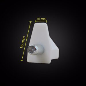 White Shelf Support For Kitchen Laundry Furniture - Image 6