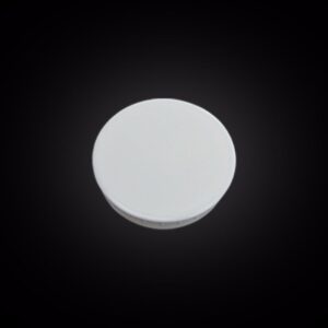 White hinge hole cover for kitchen vanity laundry cabinet cupboard door - Image 6