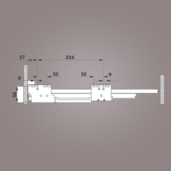 Alto-86 500mm Soft Close Drawer Slides for Kitchen Cabinet Alto-86 500mm Soft Close Drawer Slides for Kitchen Cabinet