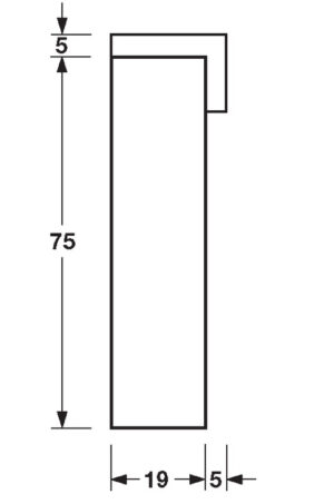 Floor Mounted Door Stop, Chrome & Nickel Plated Satin - Image 2