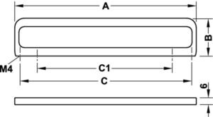 Zinc Alloy Chrome Plated - Furniture Handle - Image 3