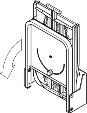 Ironfix Wall Mounted Ironing Board - Image 5