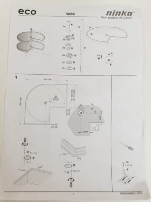 Plastic kitchen cabinet lazy susan full rotation storage shelf - Image 2