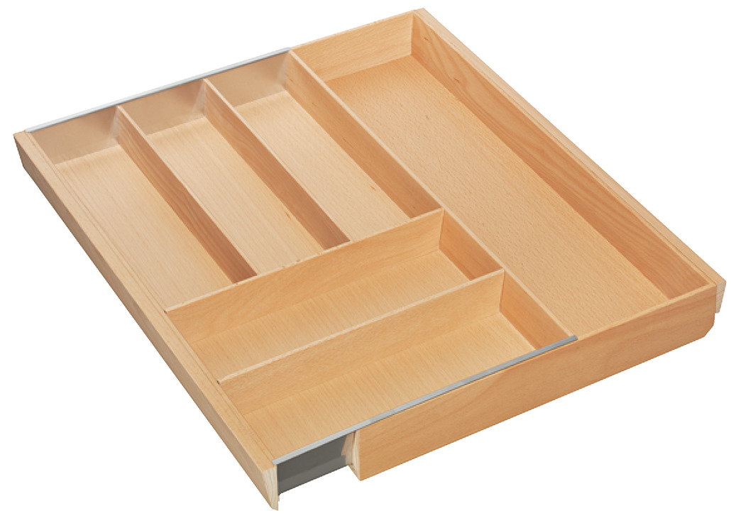 Adjustable Wood Drawer Inserts for Cabinets Width 450mm to 700mm