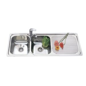 Double Bowl Sink R/H Drainer