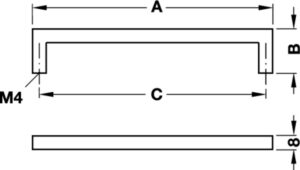 Stainless Steel Polished And Matt Brushed Bar Handles - Image 2