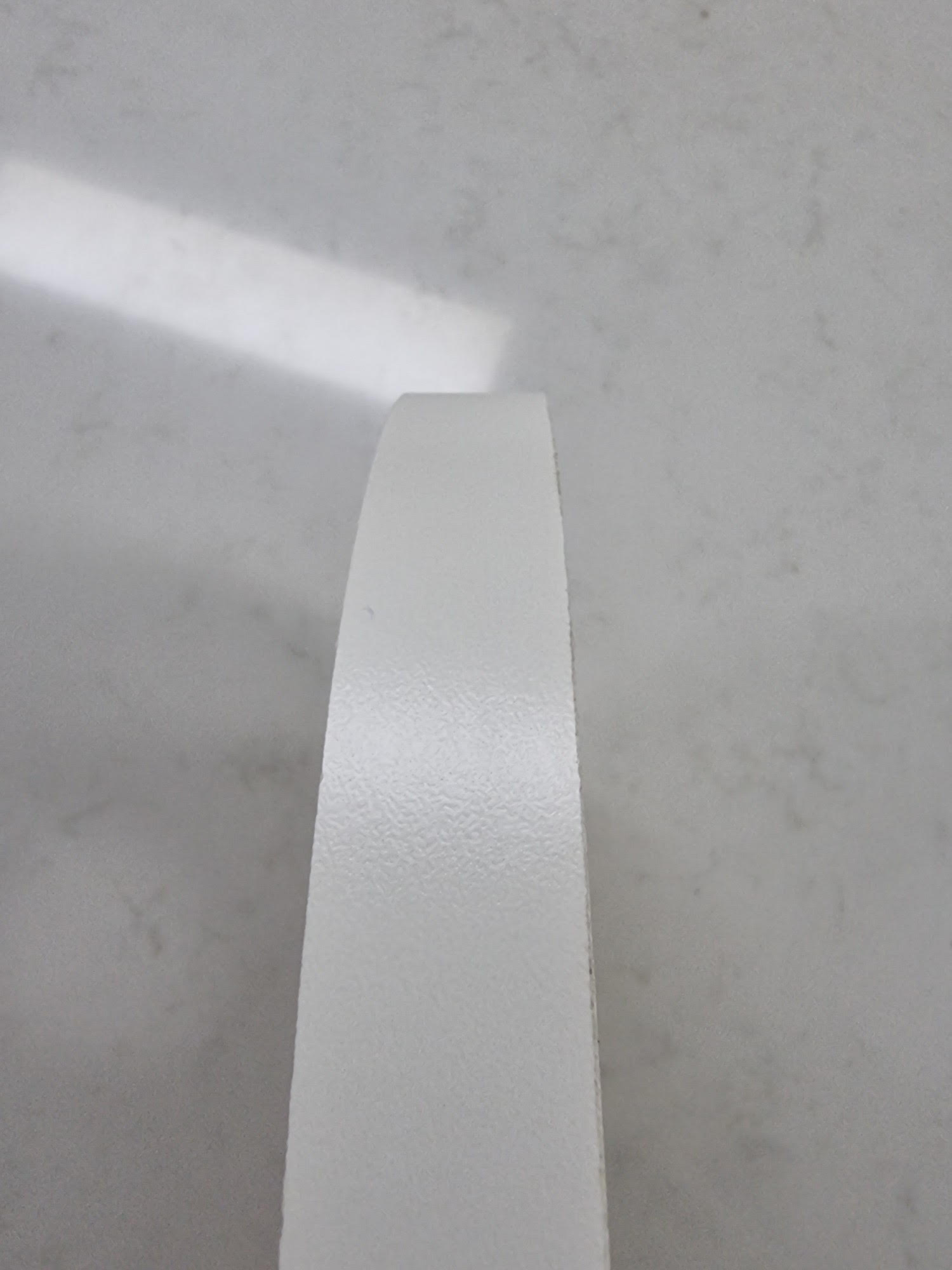 50m White Melamine Iron On Edge Pre Glued 21mm