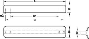 Nickel-Plated Zinc Alloy Finger Pull Handle - Image 4