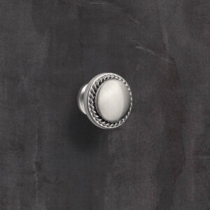 Knob Salemi, H 23mm, Brushed Stainless Steel - Image 2