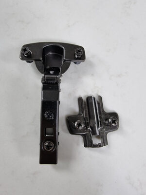Hettich Black Sensys 110° Soft Close Hinge with Bracket - Image 2