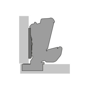 Hettich Black Sensys 165-120° Soft Close Hinge For Corner - Image 4