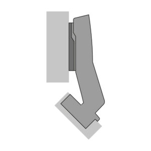 Sensys Hettich W45 Wide Angle Hinge With Self Closing Feature - Image 5