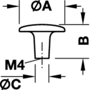 Zinc Alloy Door Knob, Matt Nickel or Polished Chrome Plated - Image 2
