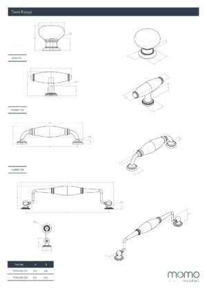Tomi D Handle Natural Iron Finish - Image 2