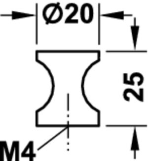 Zinc Alloy Door Knob, Matt-Nickel or Polished-Chrome Plated - Image 4