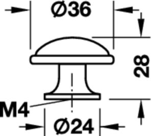 Zinc-Alloy Round Door Knob, Chrome, Nickel or Gold Finish - Image 4