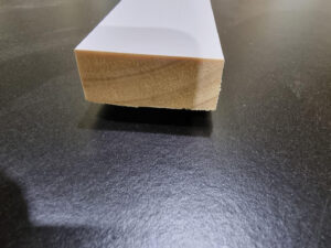 White Timber Wrap Rail Cabinet Support - Image 2