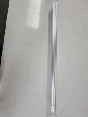 Aluminium Vent Grill For Fridge, 570mm X 61mm, Aluminium - Image 2