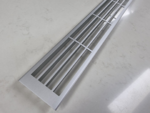 Aluminium Vent Grill For Fridge, 570mm X 61mm, Aluminium - Image 4