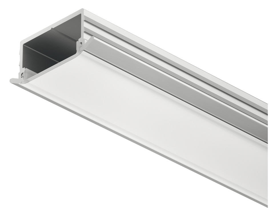 Aluminium Channel for LED Strip Lights, HafeleLoox Profile Recess Mount