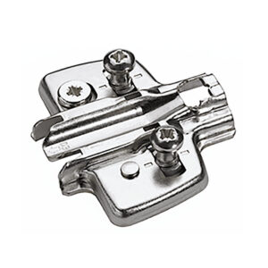 Cross Mounting Plate with Direct Height Adjustment, Nickel Plated