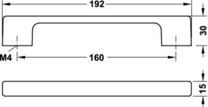 Nickel Plated Antique, Used Look - D Handles - Image 3