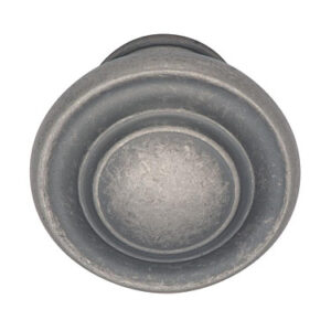 Antique Mushroom Knob Old Style, Black, Brass, Iron, Pewter - Image 2