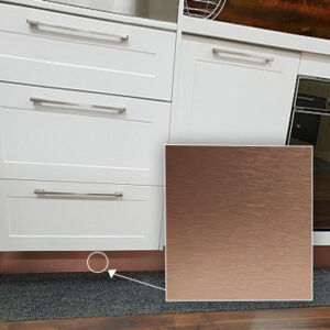 Bronze Finish Aluminium Laminate Kitchen Kickboard