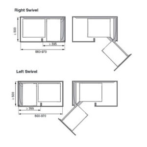 Magic Corner with ClickFixx, Kitchen Corner Storage Unit - Image 4