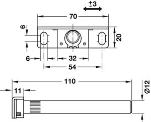 Concealed Floating Shelf Support Brackets, Wall Mount - Image 3