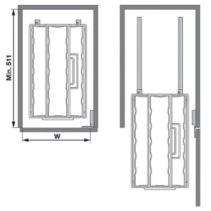 Portero Set III - Cupboard Pull out Unit - Image 3