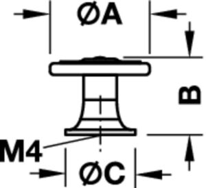 Vintage Drawer Knobs Round, Bronzed & Brushed Finish - Image 5