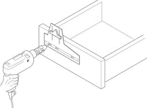 Handle Drilling Jig - Drill Holes for Cabinet & Drawer Handles - Image 4
