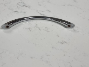 Hafele Tapered Bow Handle Polished Chrome 96mm - Image 2