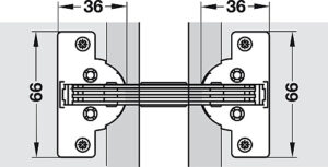 Mitred Hinge, GS 45, Opening Angle 135° - Image 5