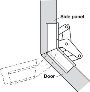 Mitred Hinge, GS 45, Opening Angle 135° - Image 6